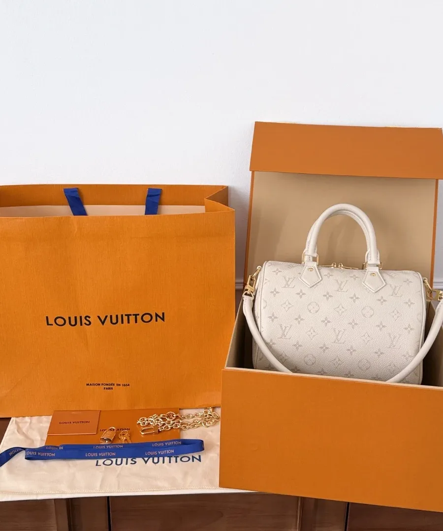 Сумка Louis Vuitton Speedy 25 в фирменной коробке с пыльником и пакетом