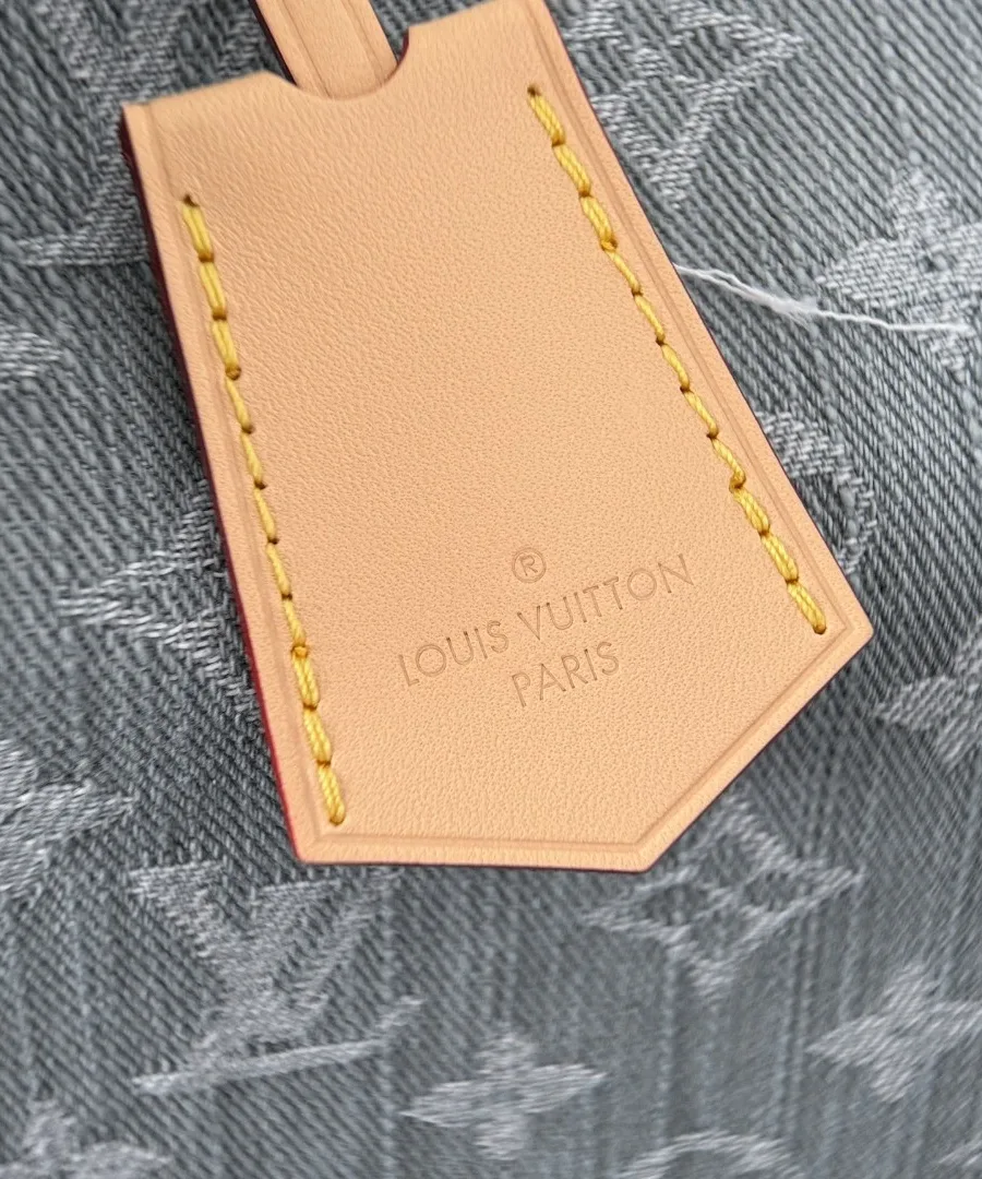 Кожаная багажная бирка с тиснением Louis Vuitton Paris
