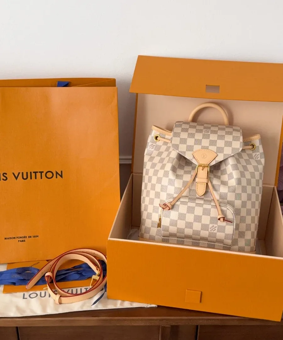 Рюкзак Louis Vuitton Montsouris в фирменной коробке с пакетом