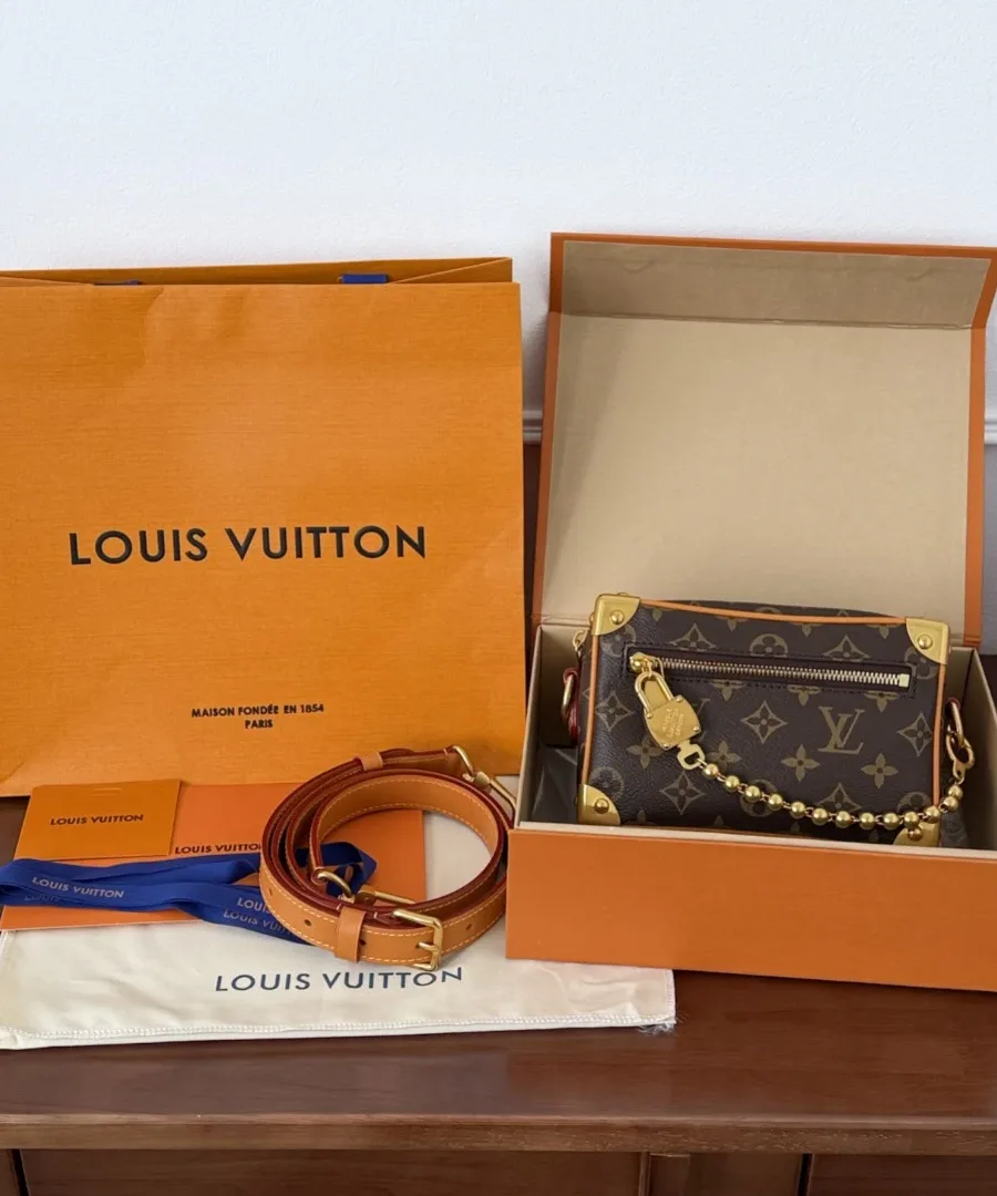 Комплект сумки Louis Vuitton Soft Trunk с коробкой, пыльником и фирменным пакетом