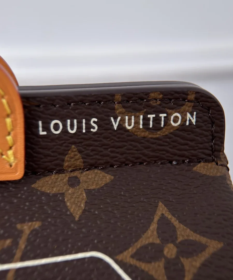 Верхний край сумки с принтом Louis Vuitton