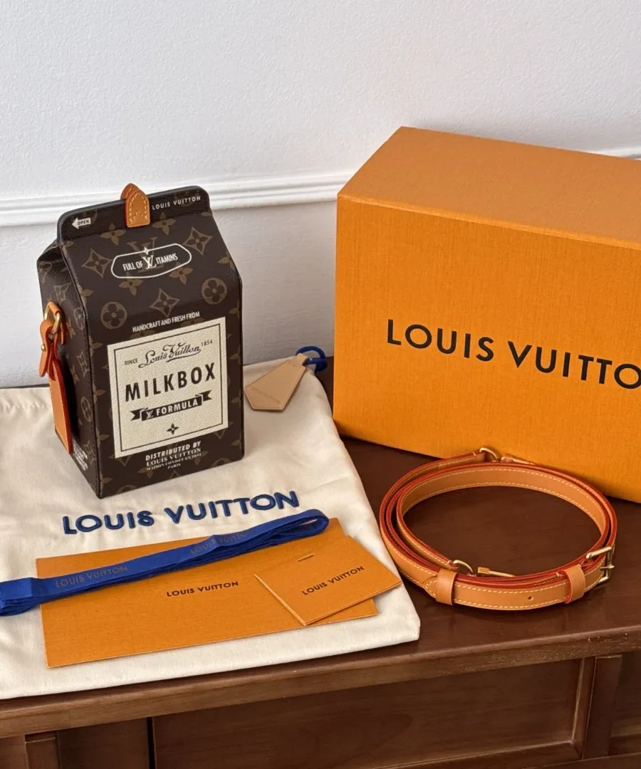 Комплект сумки Louis Vuitton Milk Box с коробкой, пыльником и ремнем