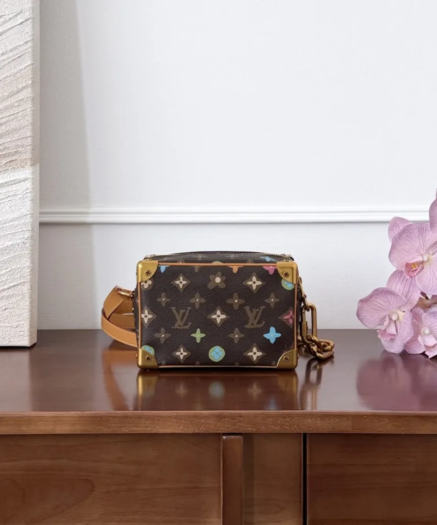 Сумка-коробка Louis Vuitton Mini Soft Trunk, вид сзади
