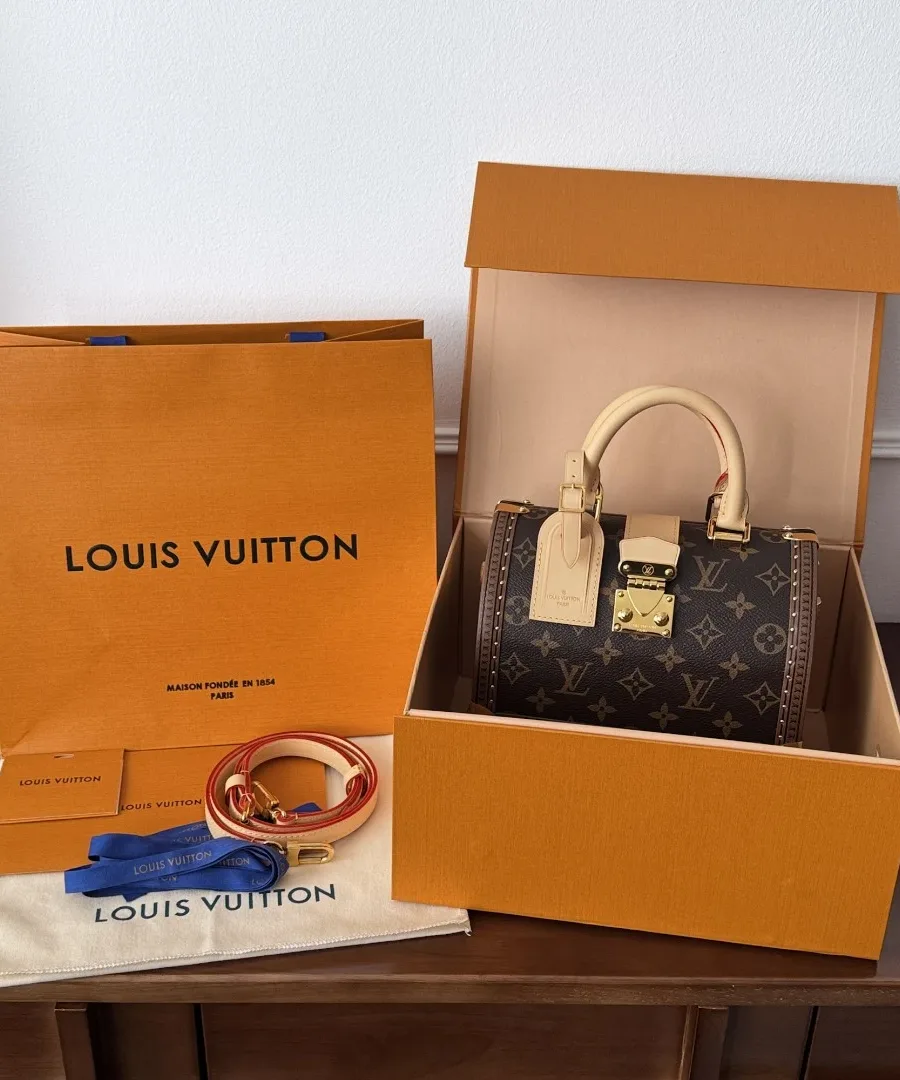 Сумка Louis Vuitton Speedy Trunk в фирменной коробке с пыльником и пакетом
