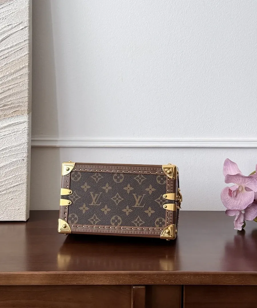 Нижняя часть жесткой сумки Louis Vuitton Speedy Trunk с металлическими ножками