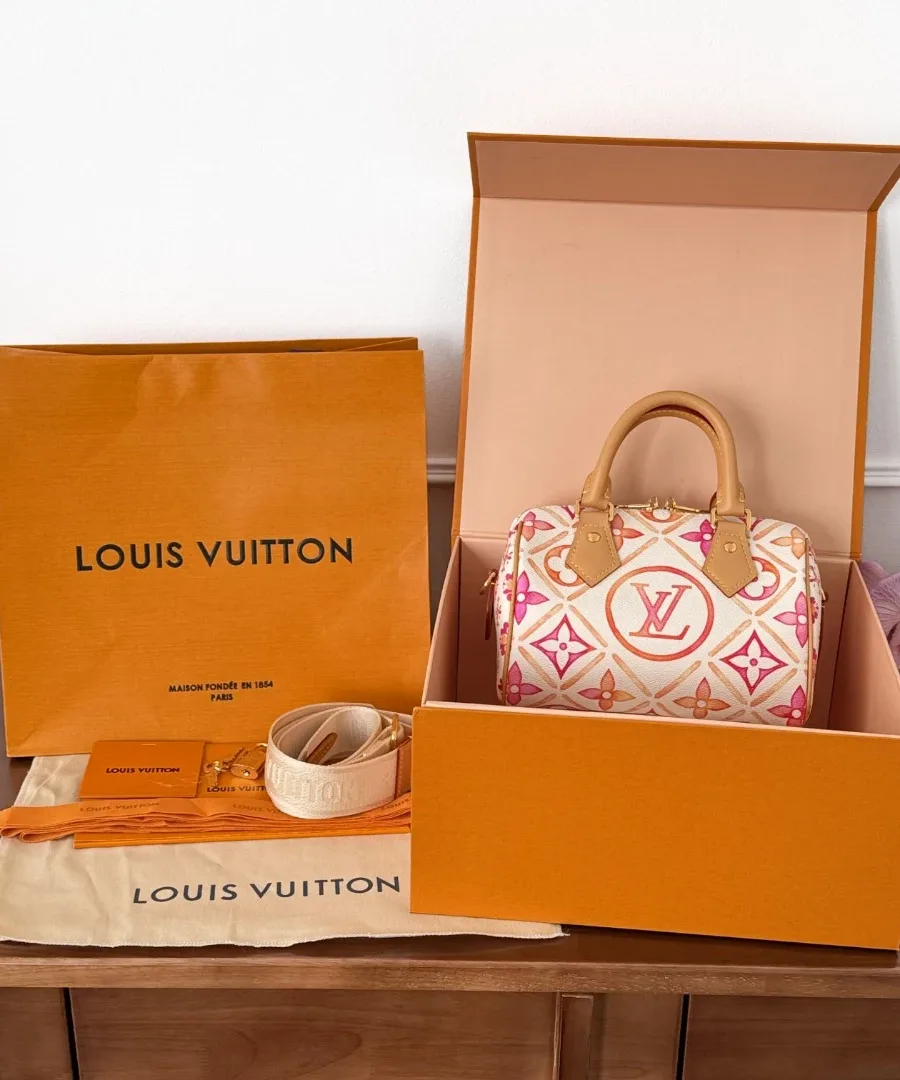 Сумка Louis Vuitton Speedy 20 в фирменной коробке с пыльником и пакетом
