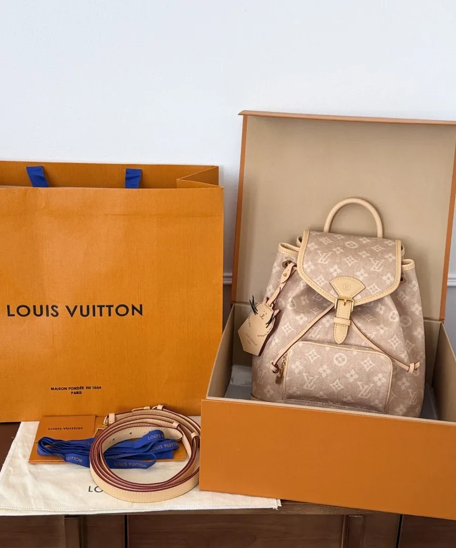 Рюкзак Louis Vuitton Montsouris Catogram в фирменной коробке с пакетом