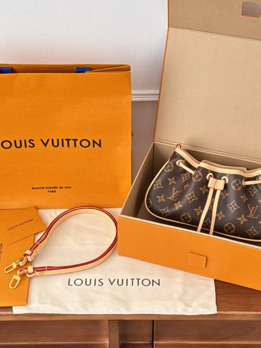 Сумка Louis Vuitton Nano Frivole в комплекте с фирменной коробкой и пакетом