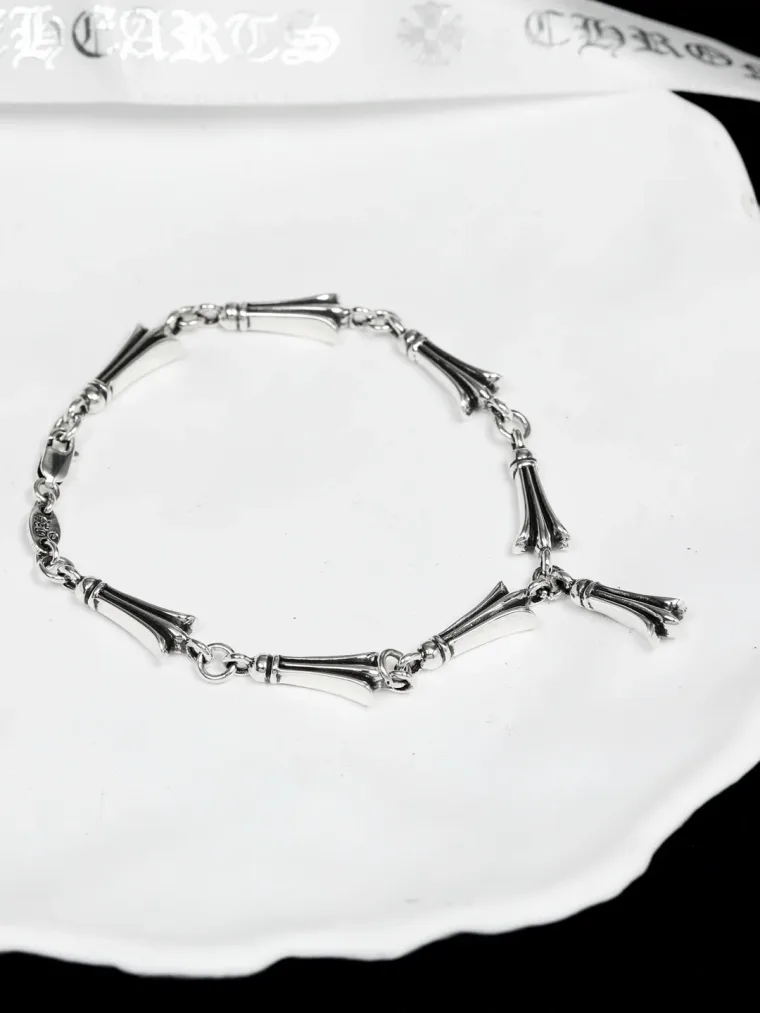 Chrome Hearts Браслет-цепь из серебра 925 пробы