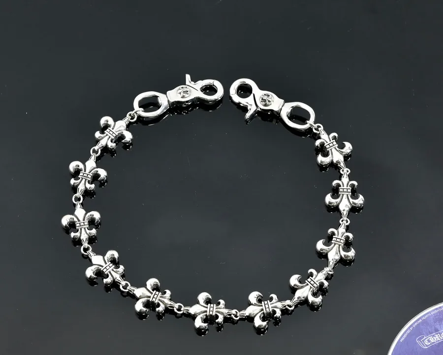 Цепь Chrome Hearts Fleur-de-Lis, замкнутая в кольцо