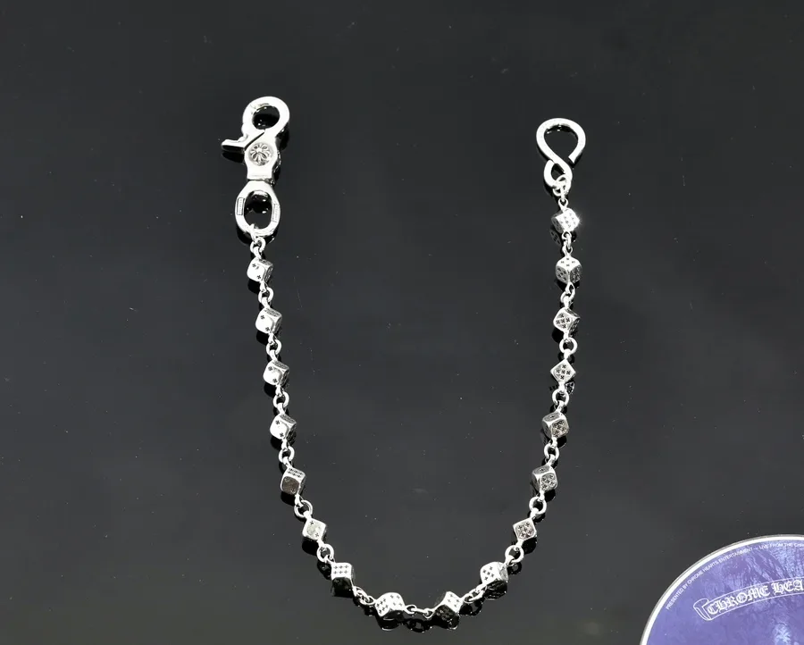 Цепь для сумки Chrome Hearts со звеньями в виде игральных костей