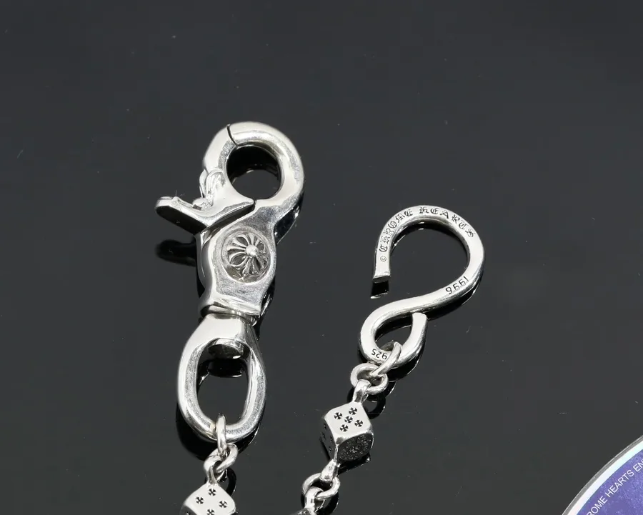 Замки цепи Chrome Hearts: карабин и S-образный крючок