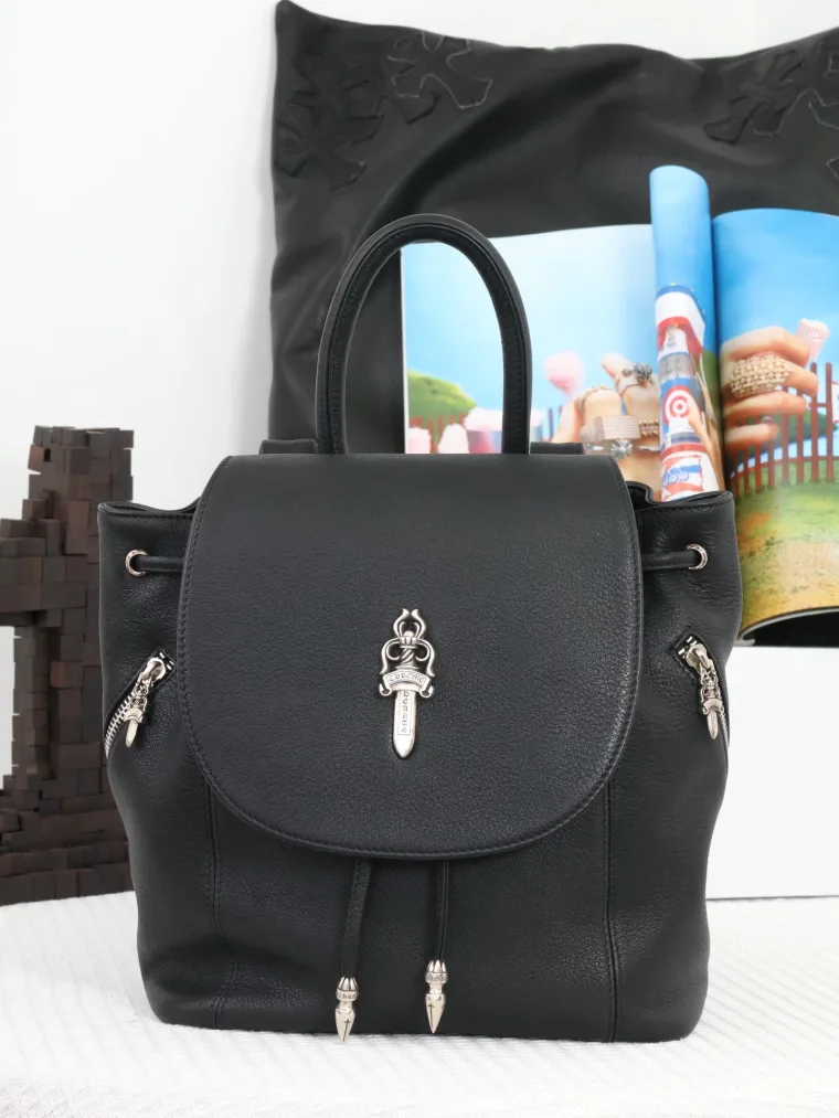 Chrome Hearts Кожаный рюкзак Dagger