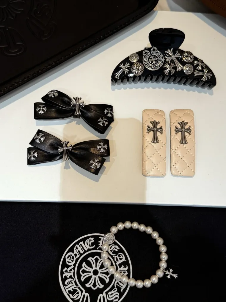Chrome Hearts Chrome Заколка-краб