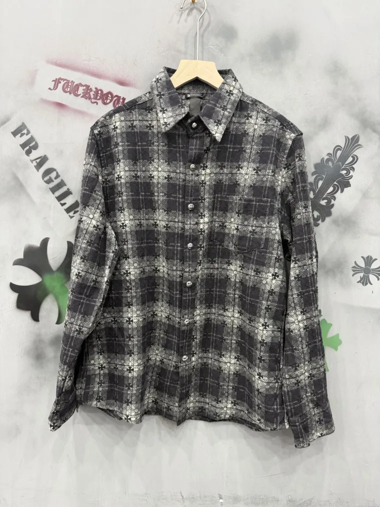 Chrome Hearts Рубашка в клетку