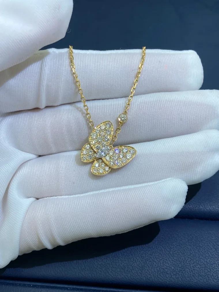 Van Cleef & Arpels Цепочка с подвеской-бабочкой
