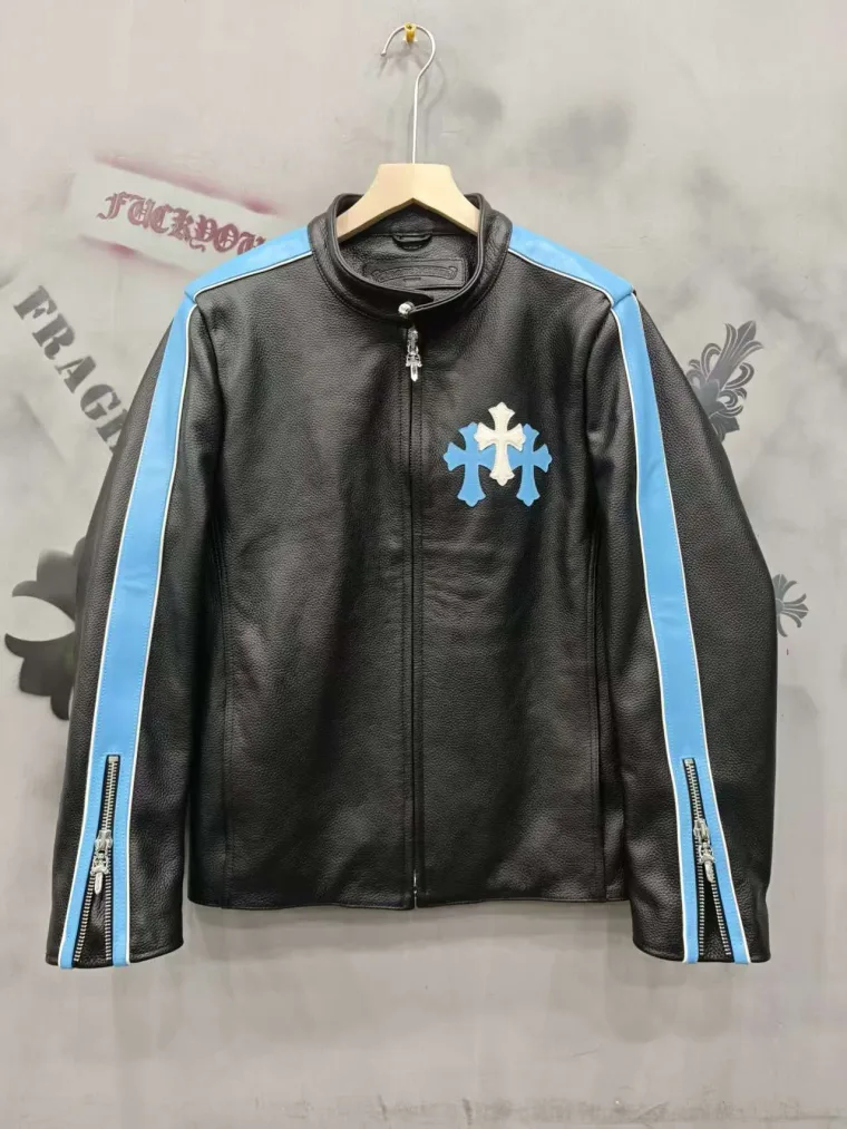 Chrome Hearts кожаная куртка