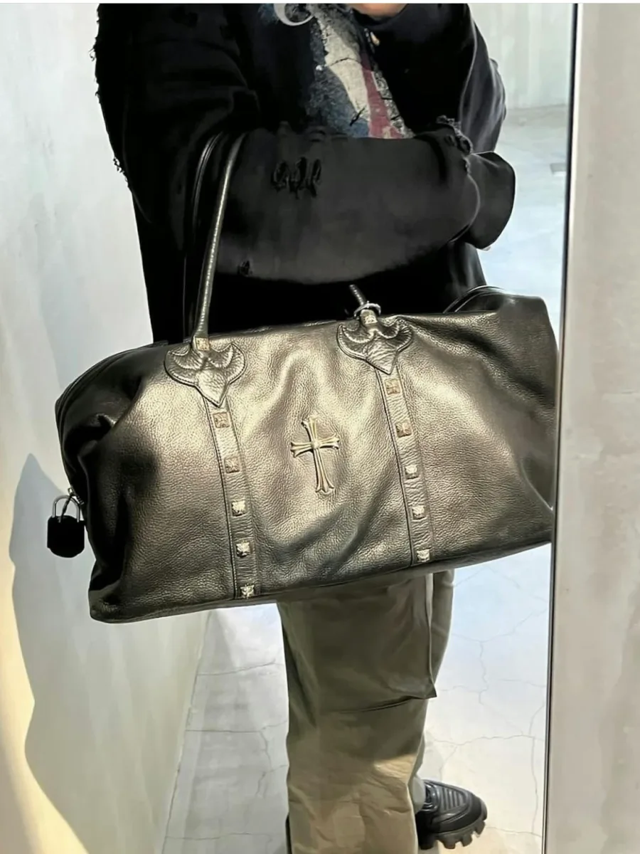Металлическая застежка-молния с гравировкой Chrome Hearts