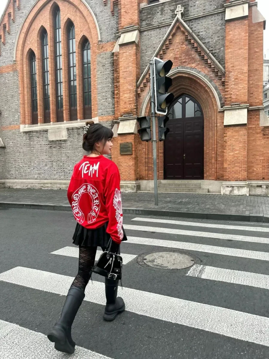 Регулируемый ремень сумки Chrome Hearts черный