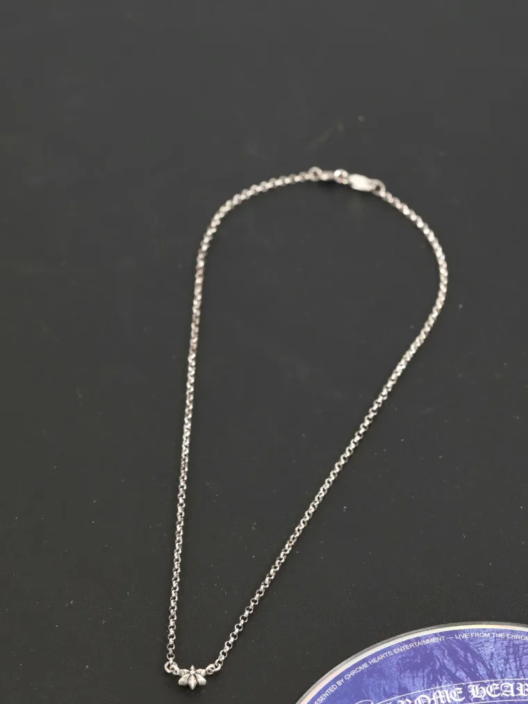 Chrome Hearts Серебряное колье с подвеской-звездой
