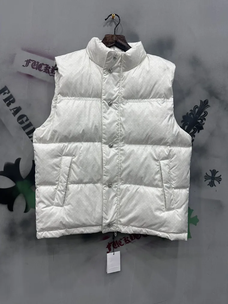 Chrome Hearts Жилет Cross Pattern белый