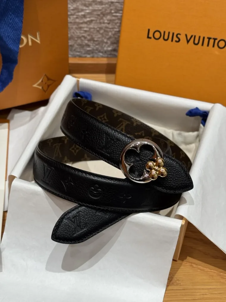Louis Vuitton Ремень FLOWERGAM ROUND 30