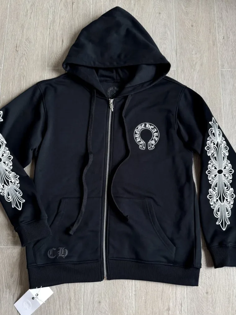 Chrome Hearts Зип-худи с принтом