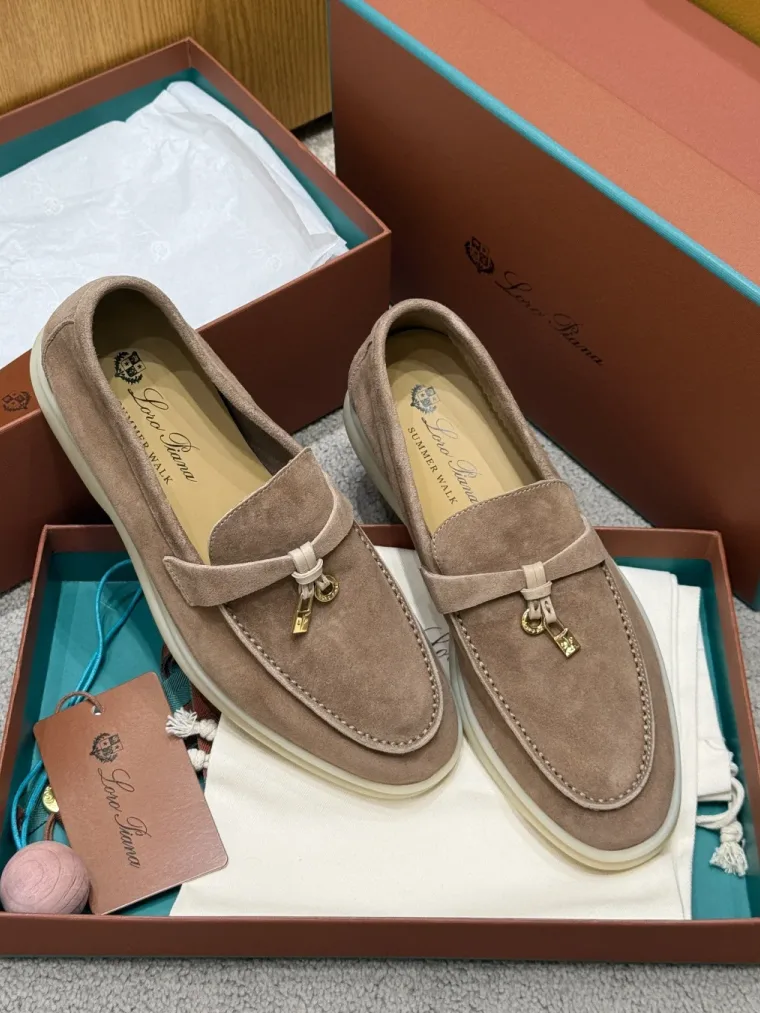 Hermes Лоферы Summer Charms Walk кожа песочные
