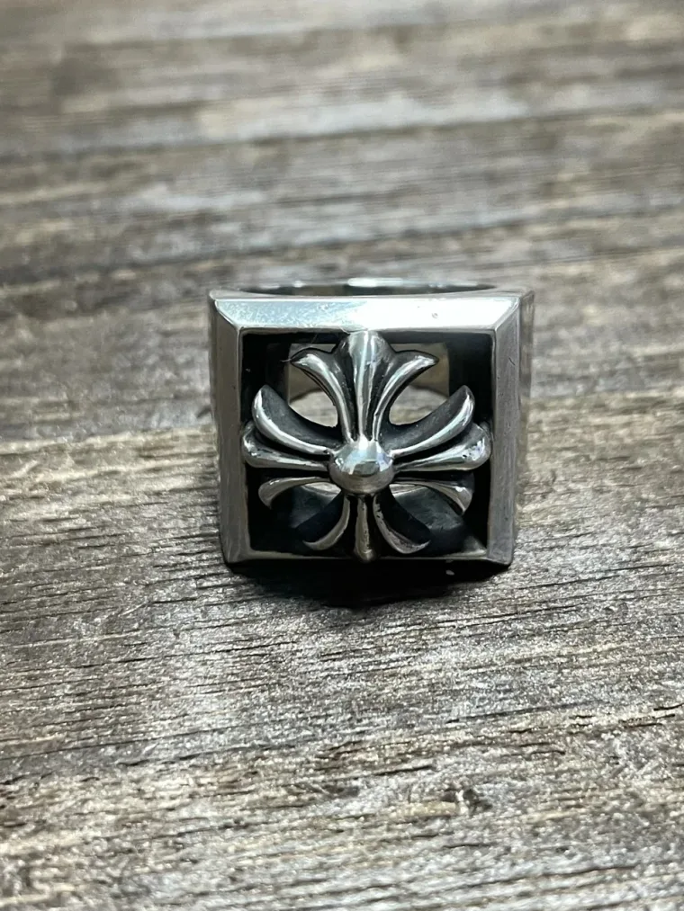 Chrome Hearts Кольцо с квадратным крестом