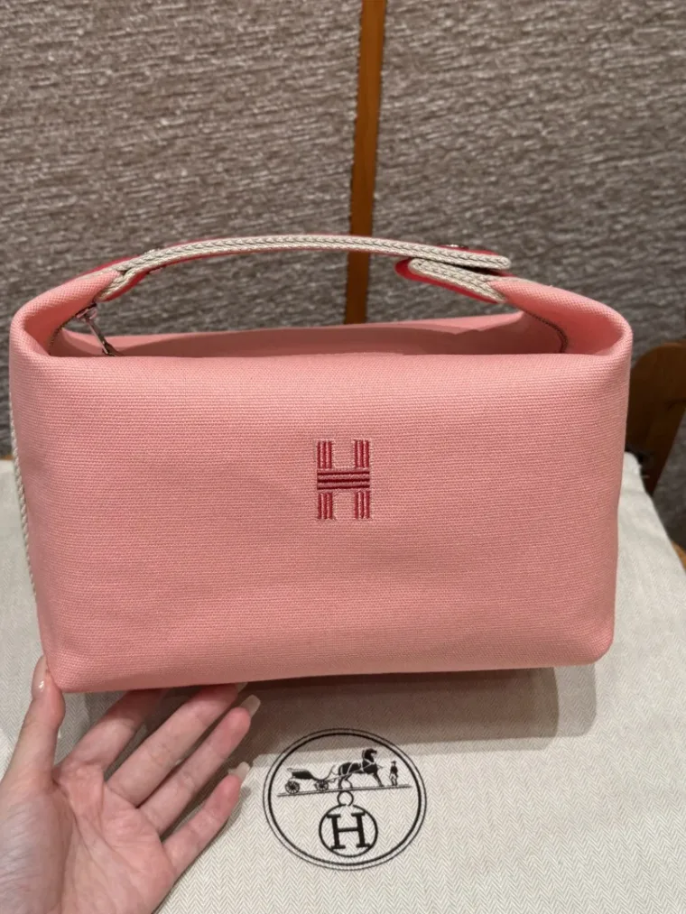 Hermes Косметичка Bride a Brac 25 см All- cotton Goyave