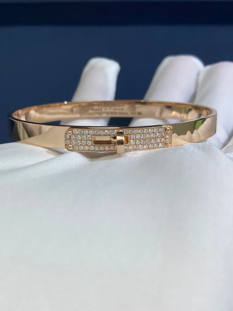 Hermes Браслет из розового золота с бриллиантами
